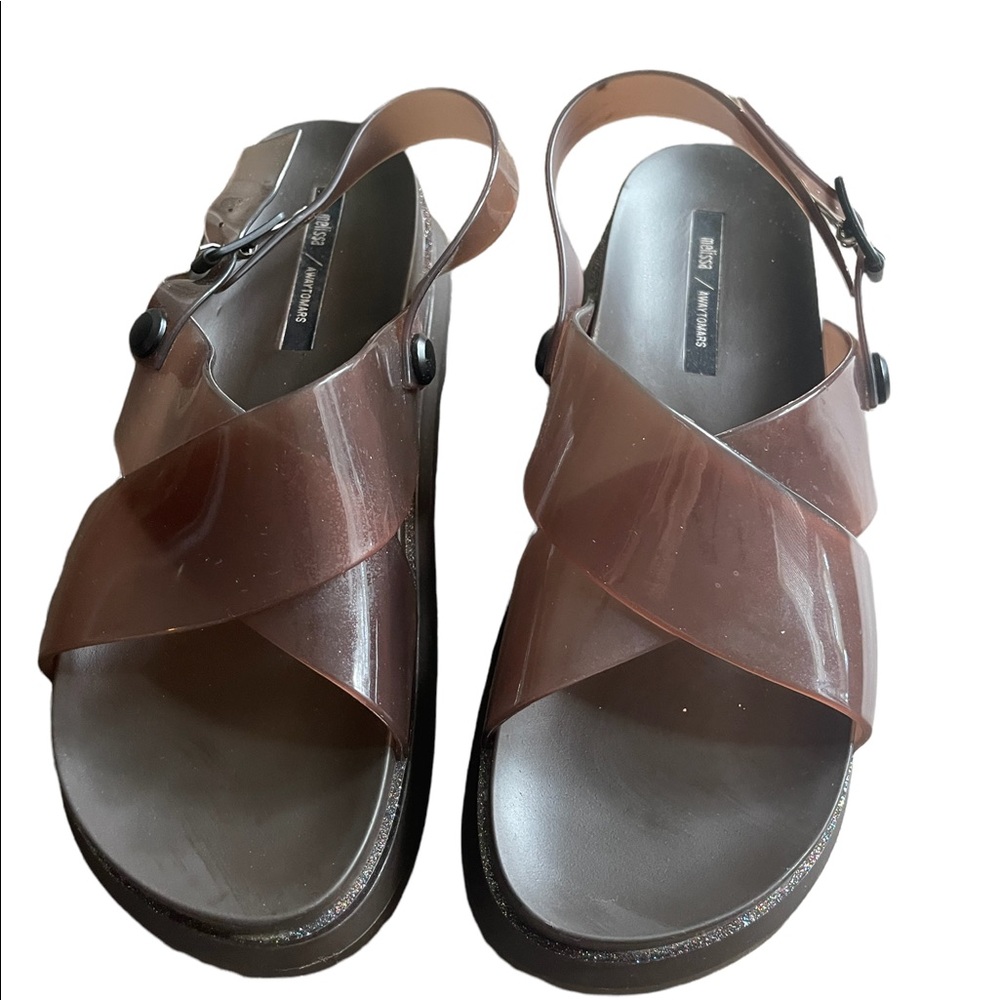 Melissa Wedge Sandals size 9